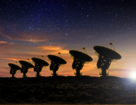 radio telescope looking for signals of alien life - shutterstock