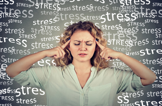 stressed woman - shutterstock