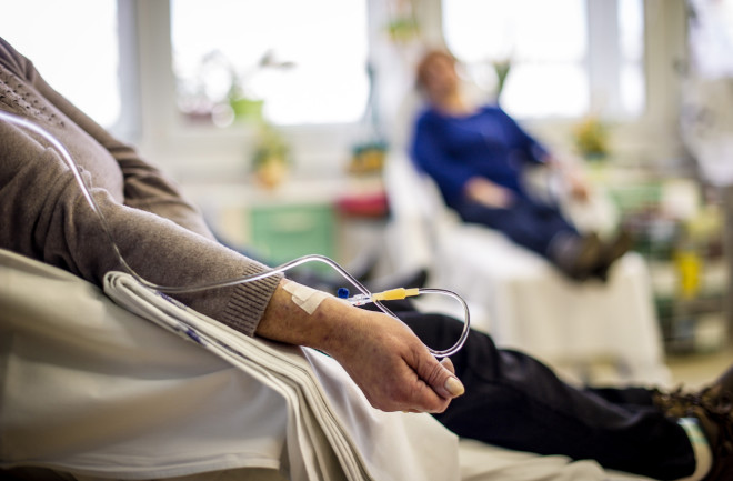 Cancer patients receiving chemotherapy treatment