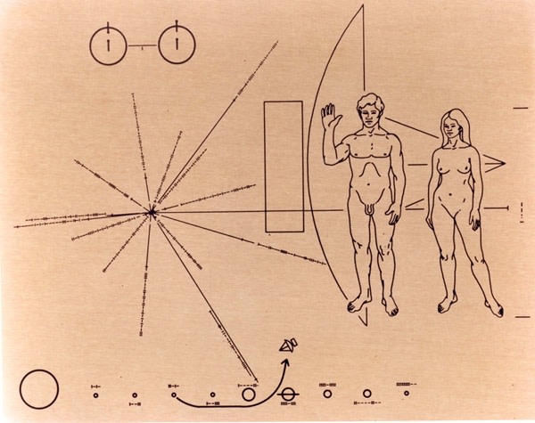 Pioneer Plaque Voyager - NASA