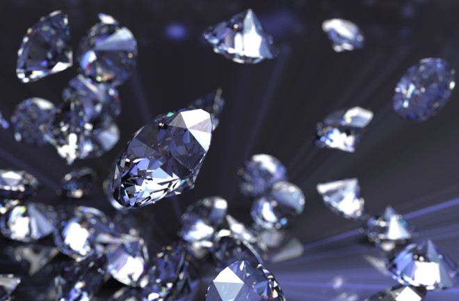 diamonds raining - shutterstock
