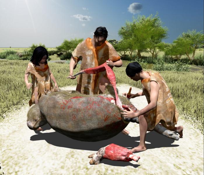 Giant Armadillo Butchers Push Back Human Arrival Time in South America 