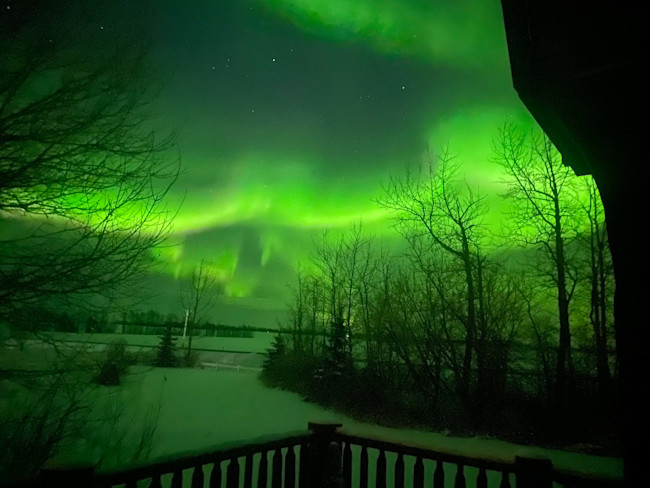 Aurora Borealis in Northern Alberta