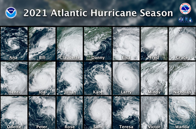 2021 Atlantic Hurricanes