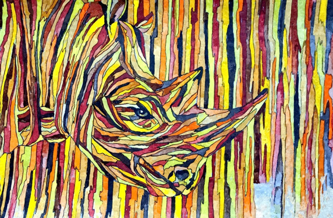 Rhino Art - Boldderay/Dreamstime