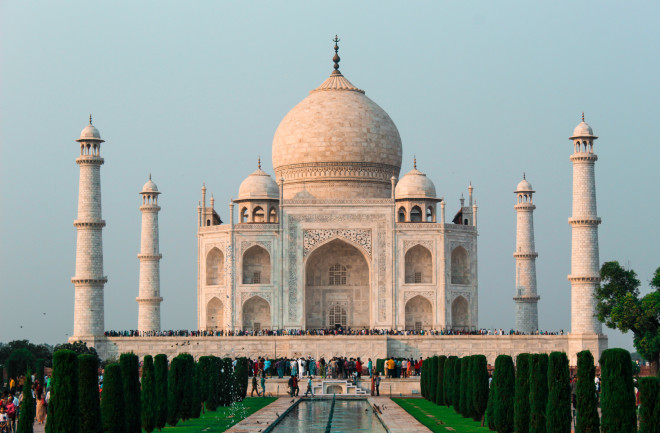 Taj Mahal in daylight