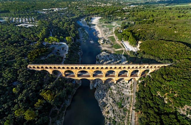 Roman aquaduct - shutterstock