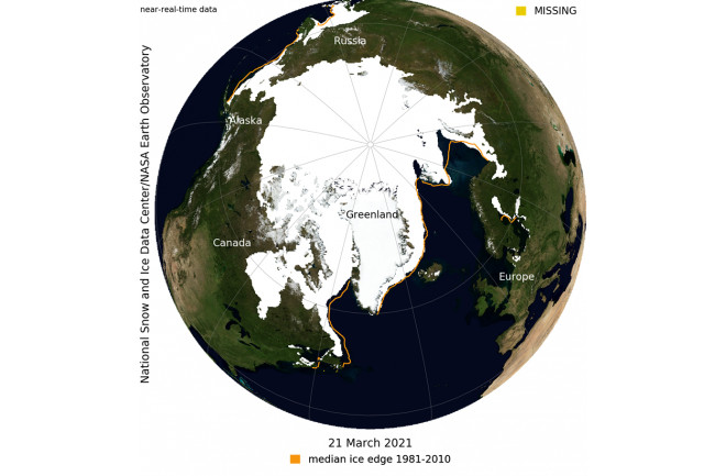 2021 Maximum Arctic Sea Ice Extent