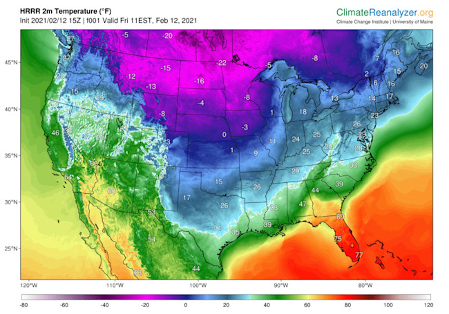 Forecast Temperatures
