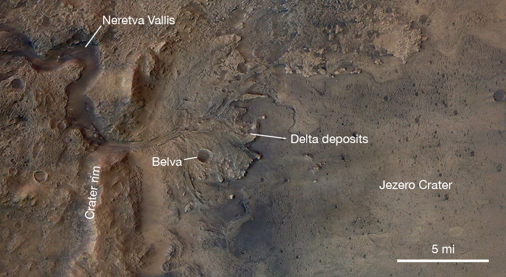 Geology Of A Formerly Wet Planet At The Mars Perseverance Rover Landing ...