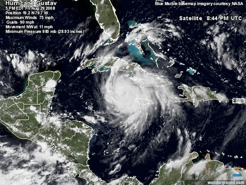 Hurricane Gustav Intensifies | Discover Magazine