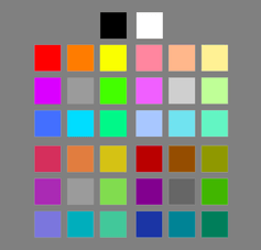 Color palette