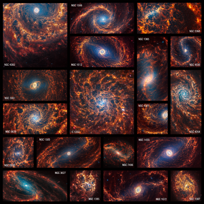 19 superbes images de galaxies prises par le télescope spatial James Webb