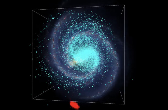 Milky Way collides with another galaxy