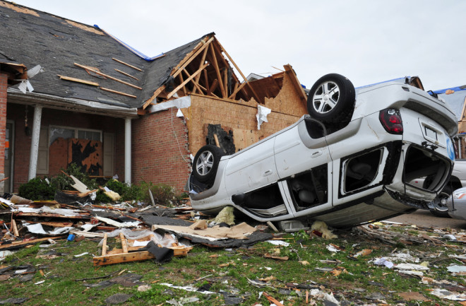 tornado damage - shutterstock