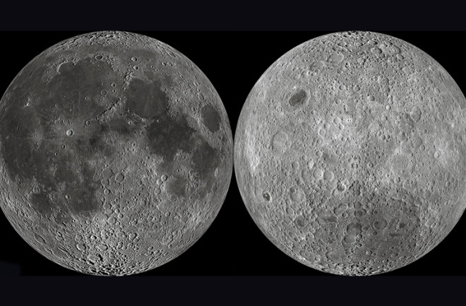 Moon, Front and Back - NASA