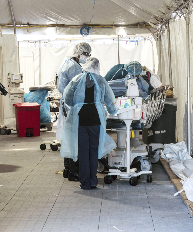 COVID Triage Tent, NYC - Shutterstock