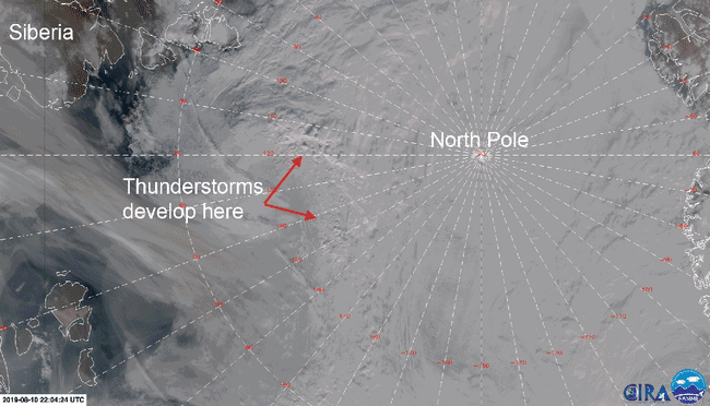 North Pole Lightning - NOAA/Yulsman
