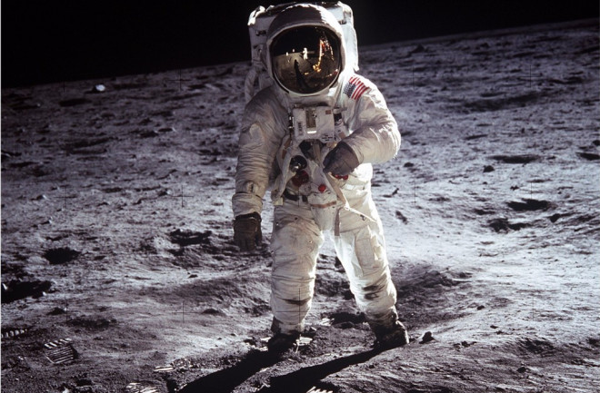 The iconic shot of Neil Armstrong on the Moon. (Credit: NASA)