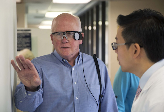 Duke Eye Center surgeon Paul Hahn