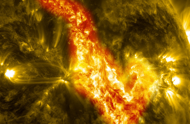 Canyon of Fire on the Sun