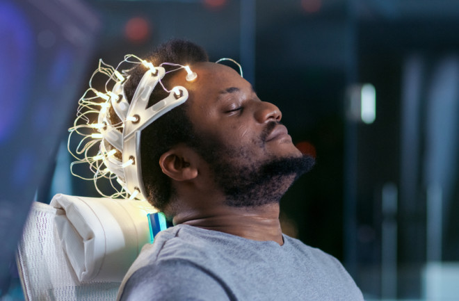 sleep study concept the brain - shutterstock