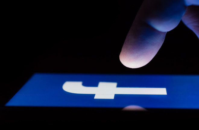 finger facebook icon social media technology - shutterstock