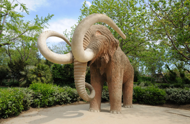 Mammoth statue - Shutterstock