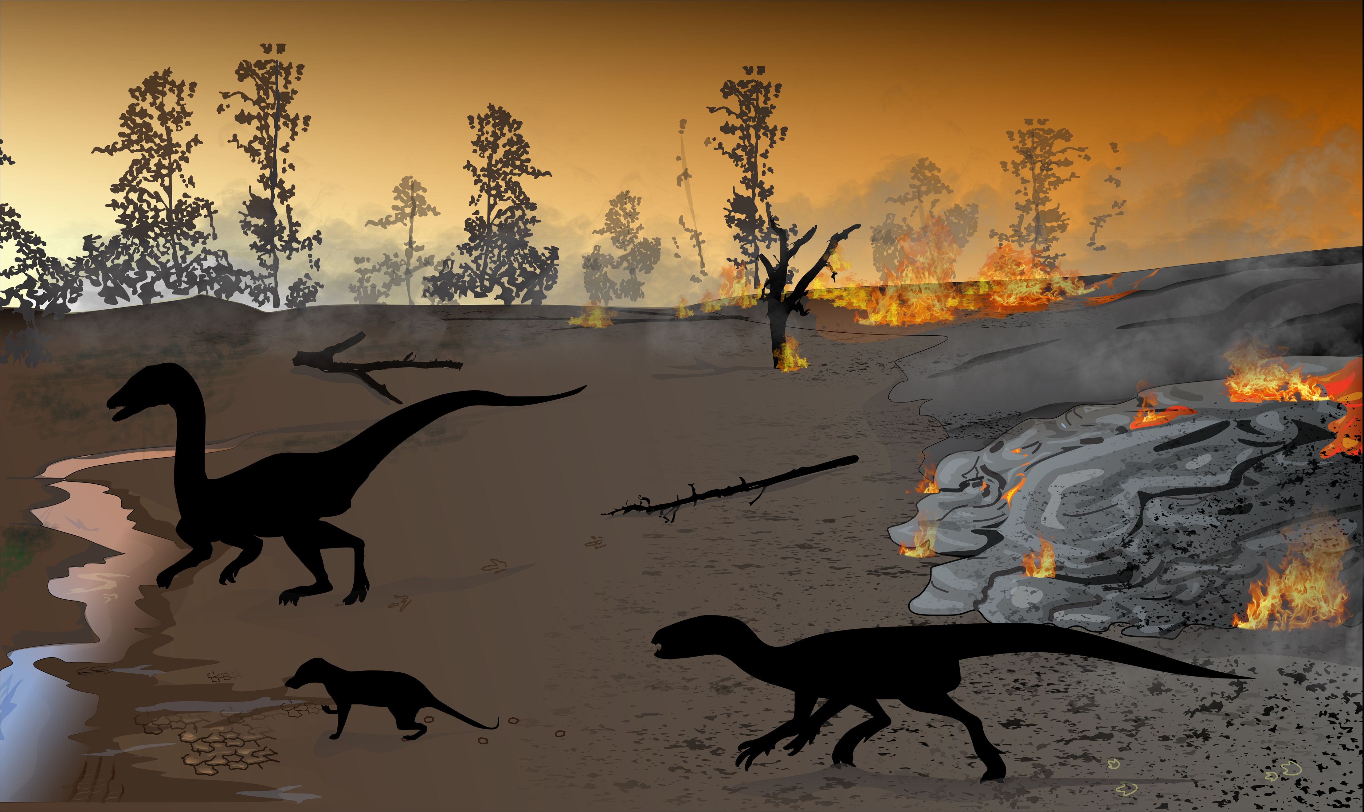Массовое вымирание динозавров Эра