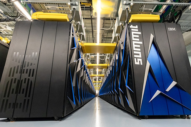 Oak Ridge National Lab Summit supercomputer