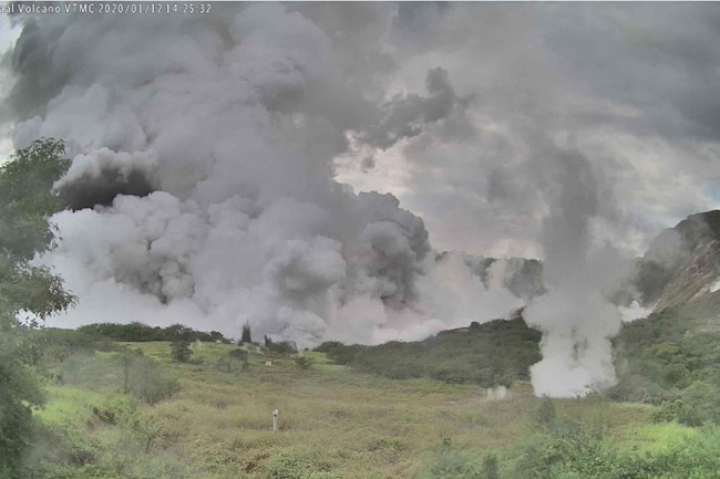New Eruption From Taal One Of The Most Dangerous Volcanoes In The