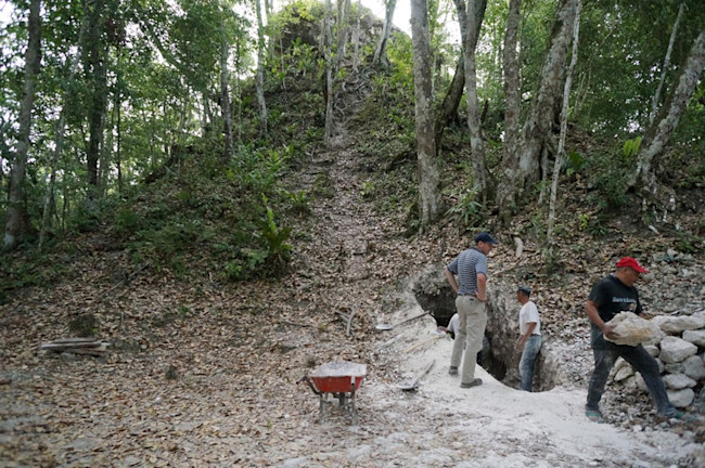 Maya Temple Excavation - Perkins/USC