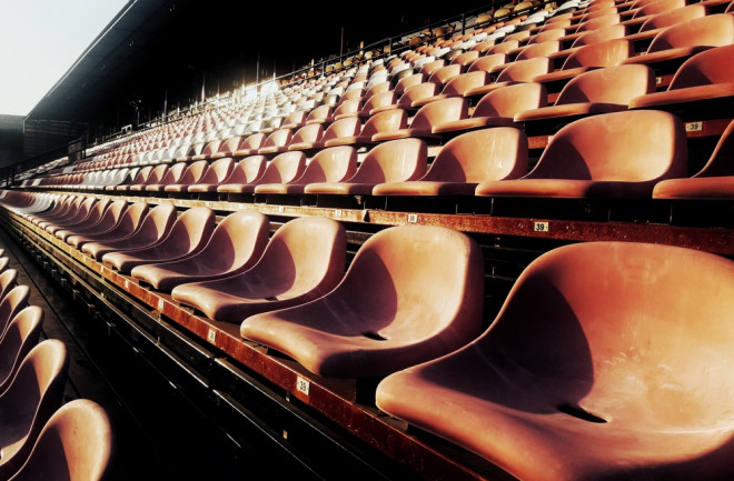 Empty Baseball Stadium Seats - Shutterstock