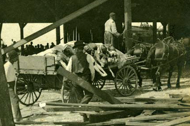 dead bodies hurricane galveston texas natural disaster
