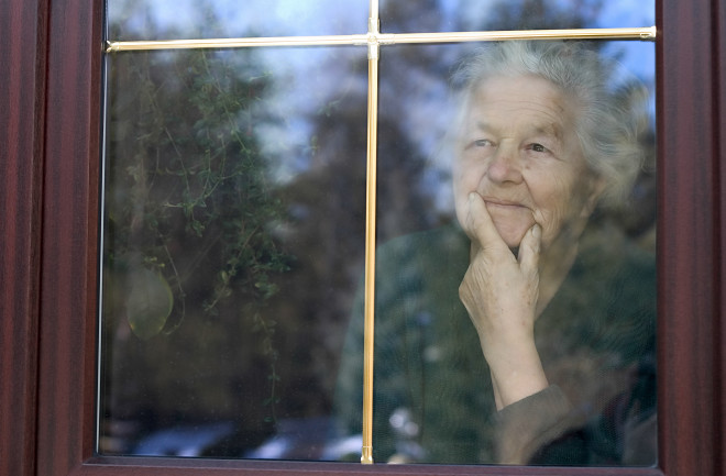 elderly person isolation - shutterstock