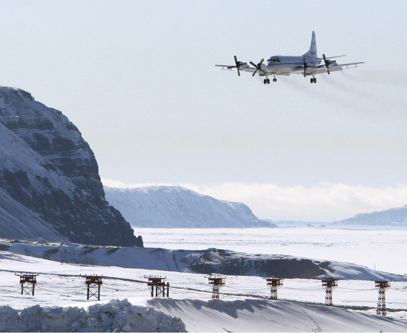 Operation IceBridge plane at Thule - NASA