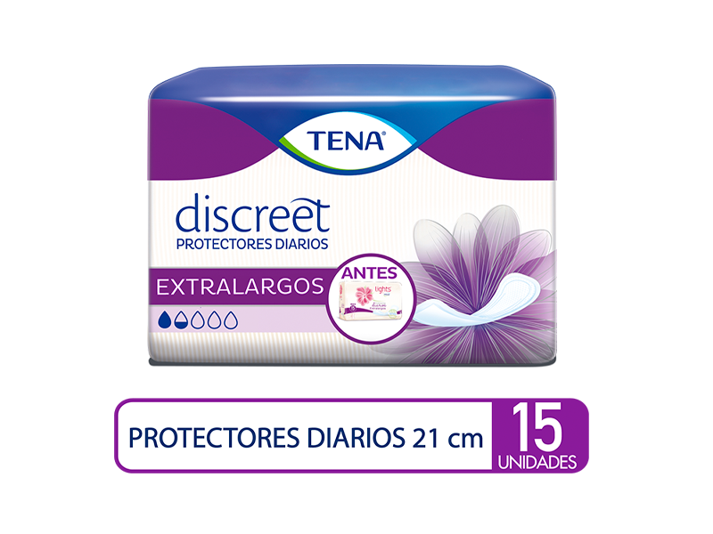 Protector Diario TENA Discreet Extralargos