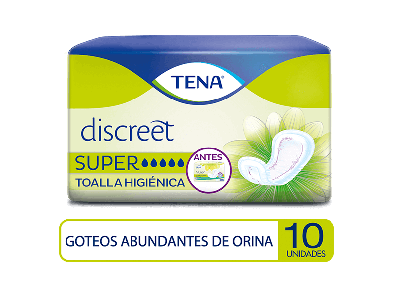 Toalla Hgiénica TENA Discreet Súper