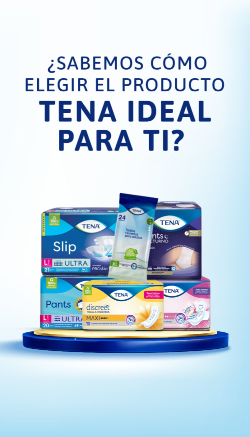Elige los productos TENA ideales para cada necesidad