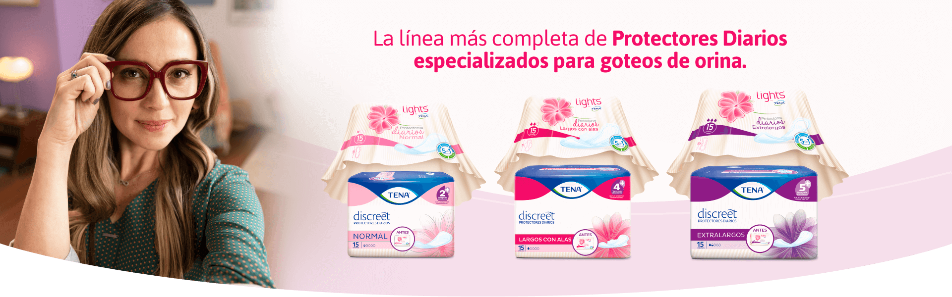 Banner Discreet Protectores Diarios