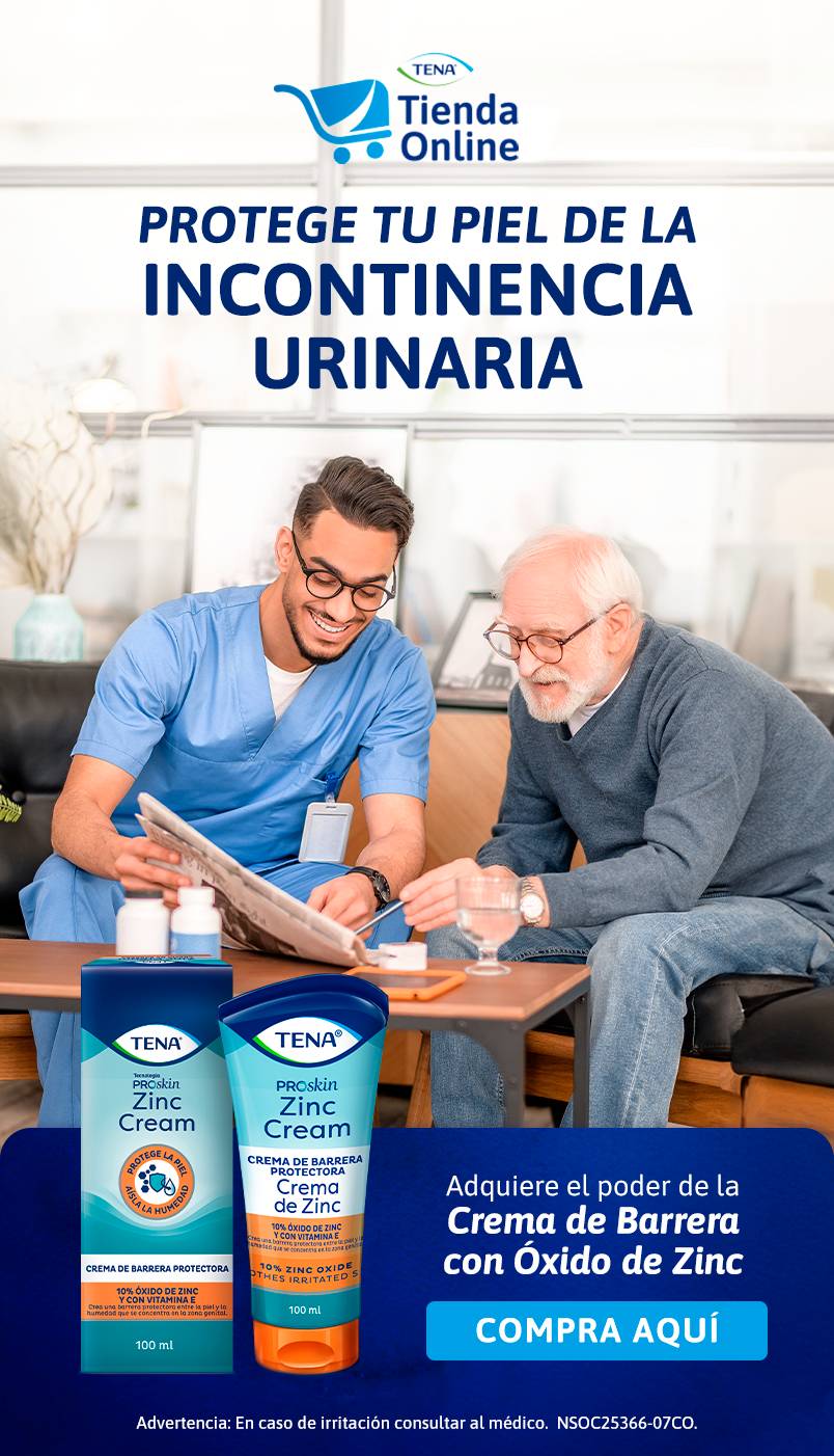Importancia de utilizar crema de barrera para incontinencia -TENA