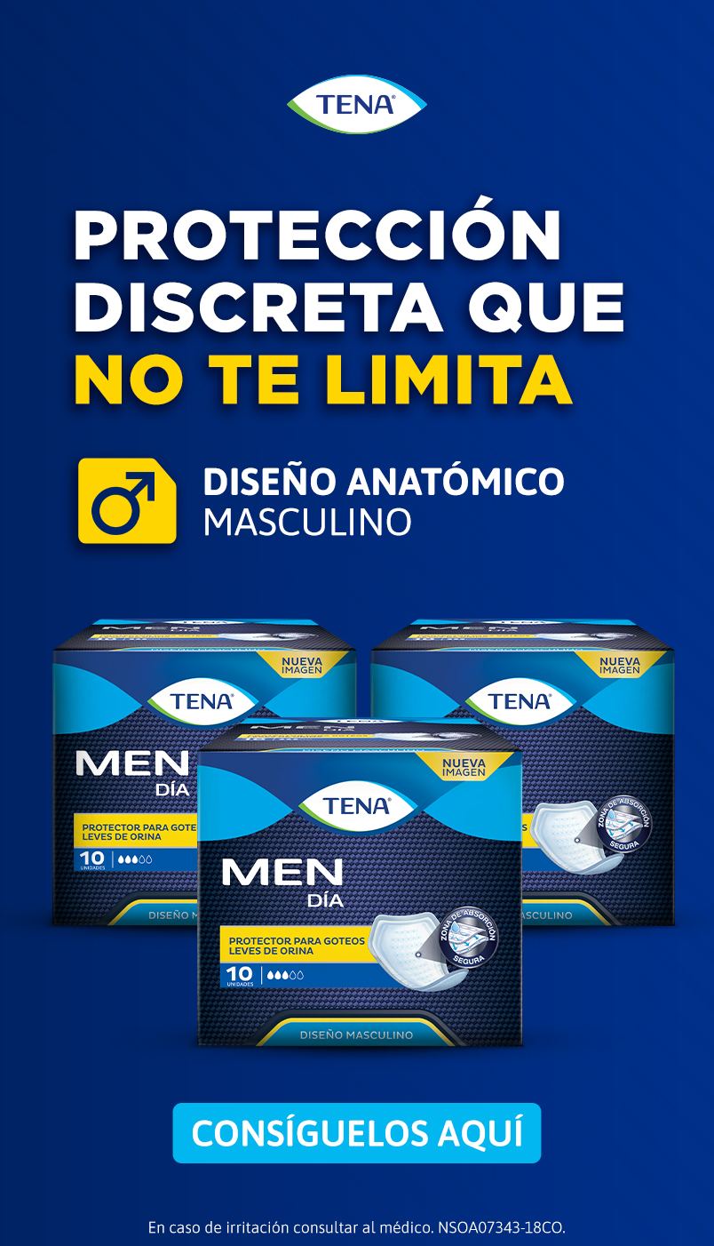 Conoce el protector masculino para incontinencia TENA Men