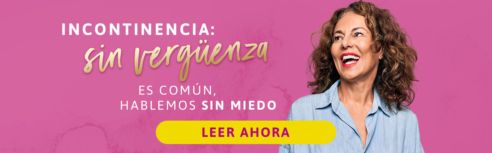 Banner Incontinencia sin Verguenza