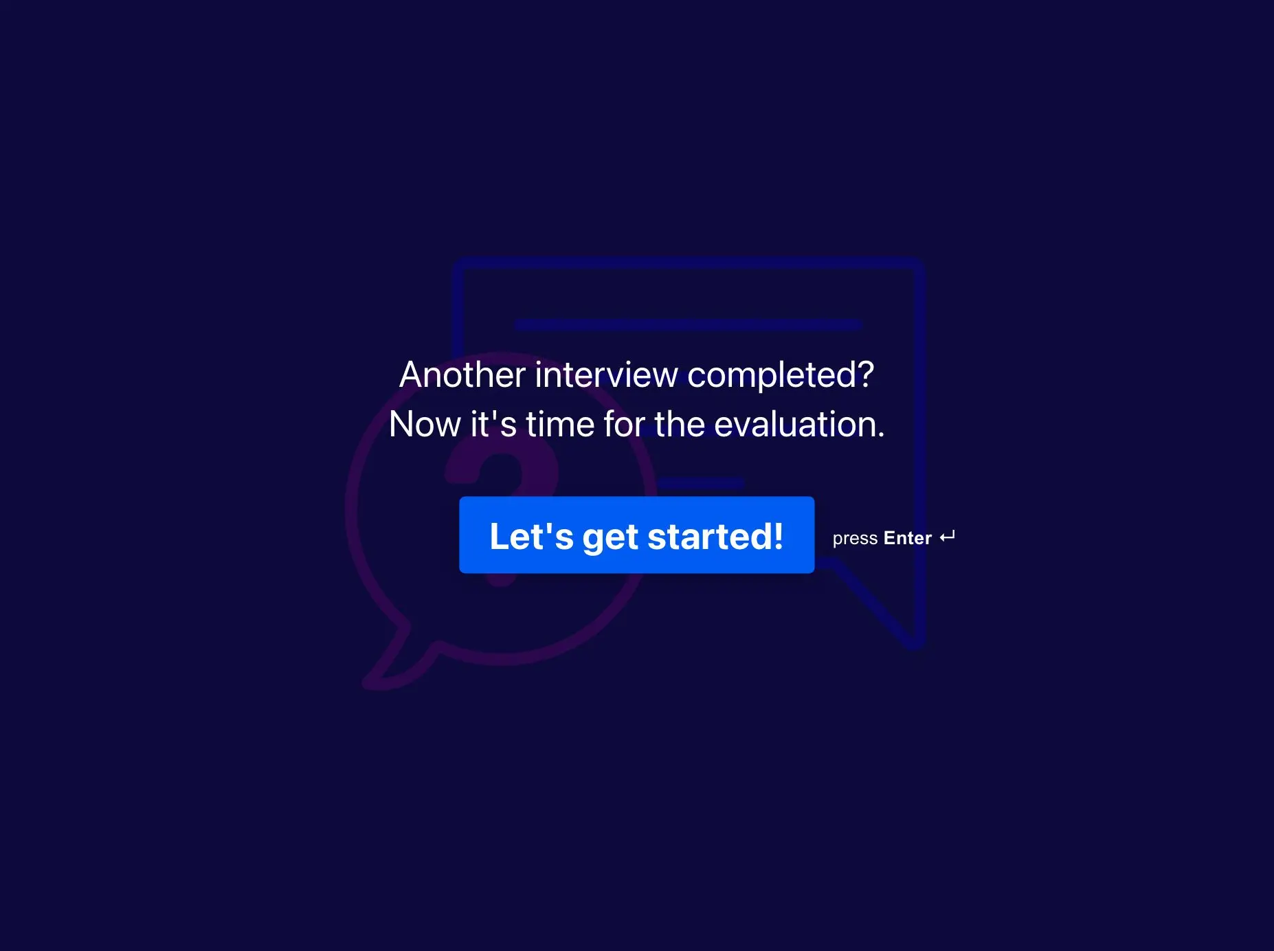 Interview Evaluation Form Template Hero