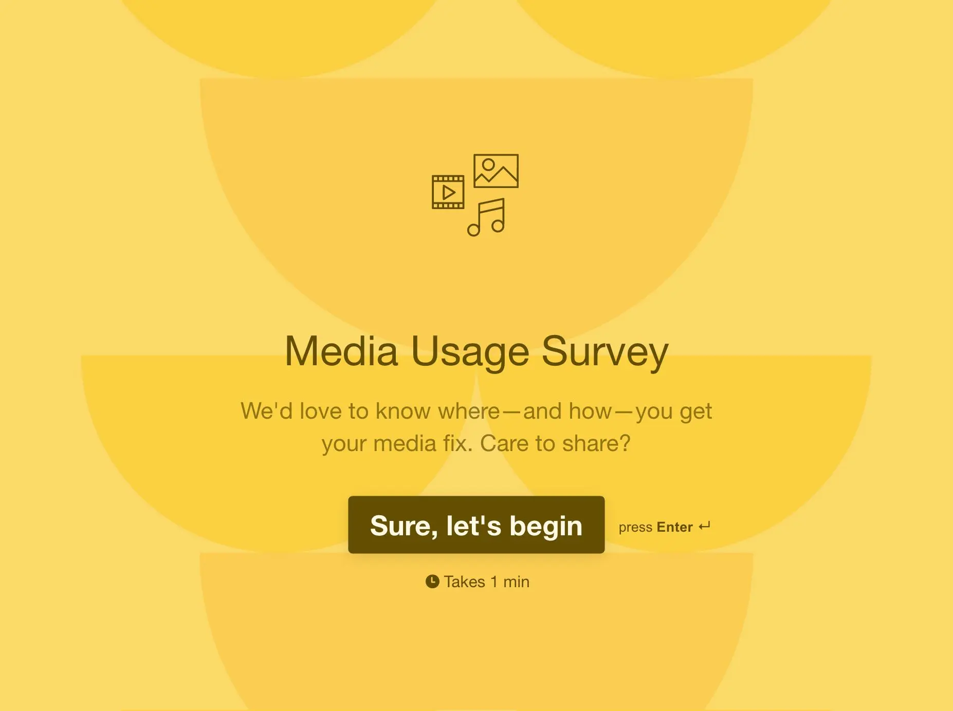 Media Usage Survey Template Hero