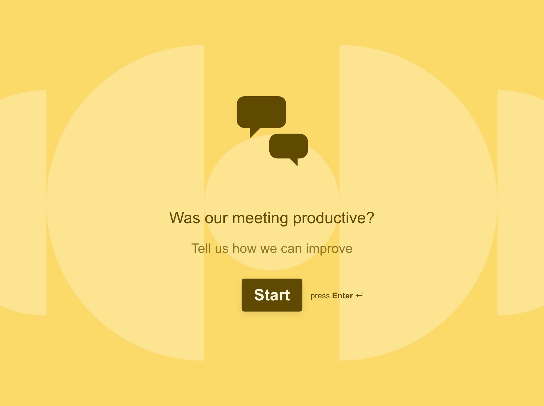 Employee Meeting Feedback Survey Template