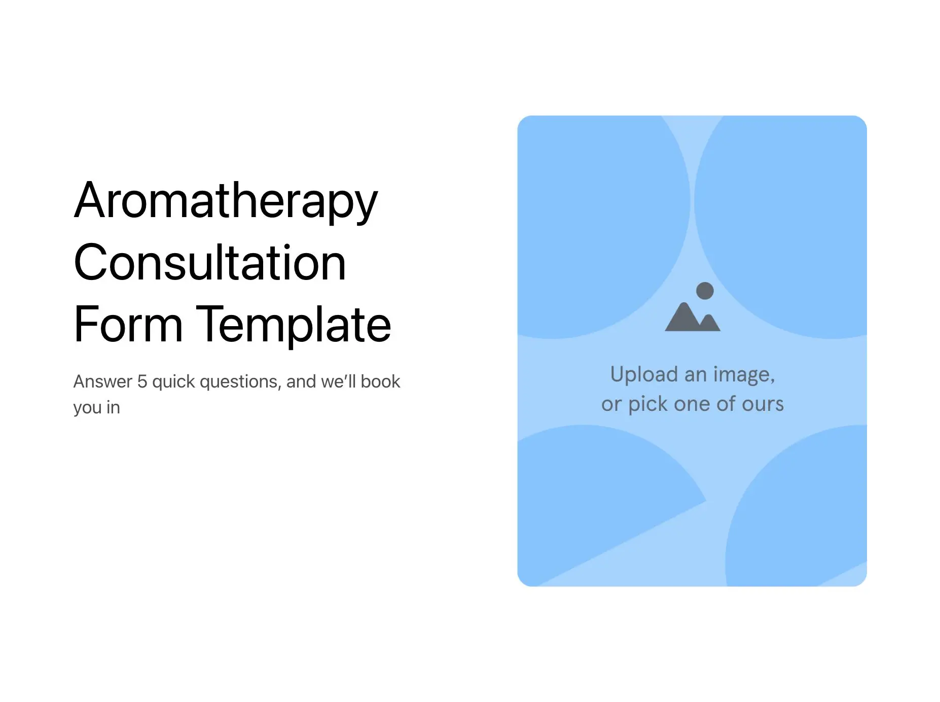 Aromatherapy Consultation Form Template Hero