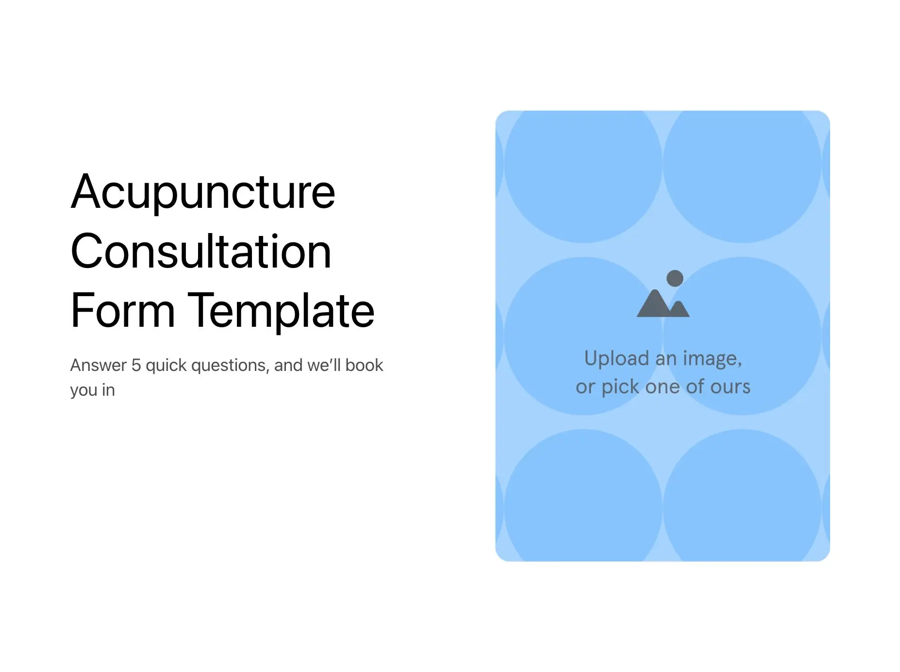 Acupuncture Consultation Form Template Hero