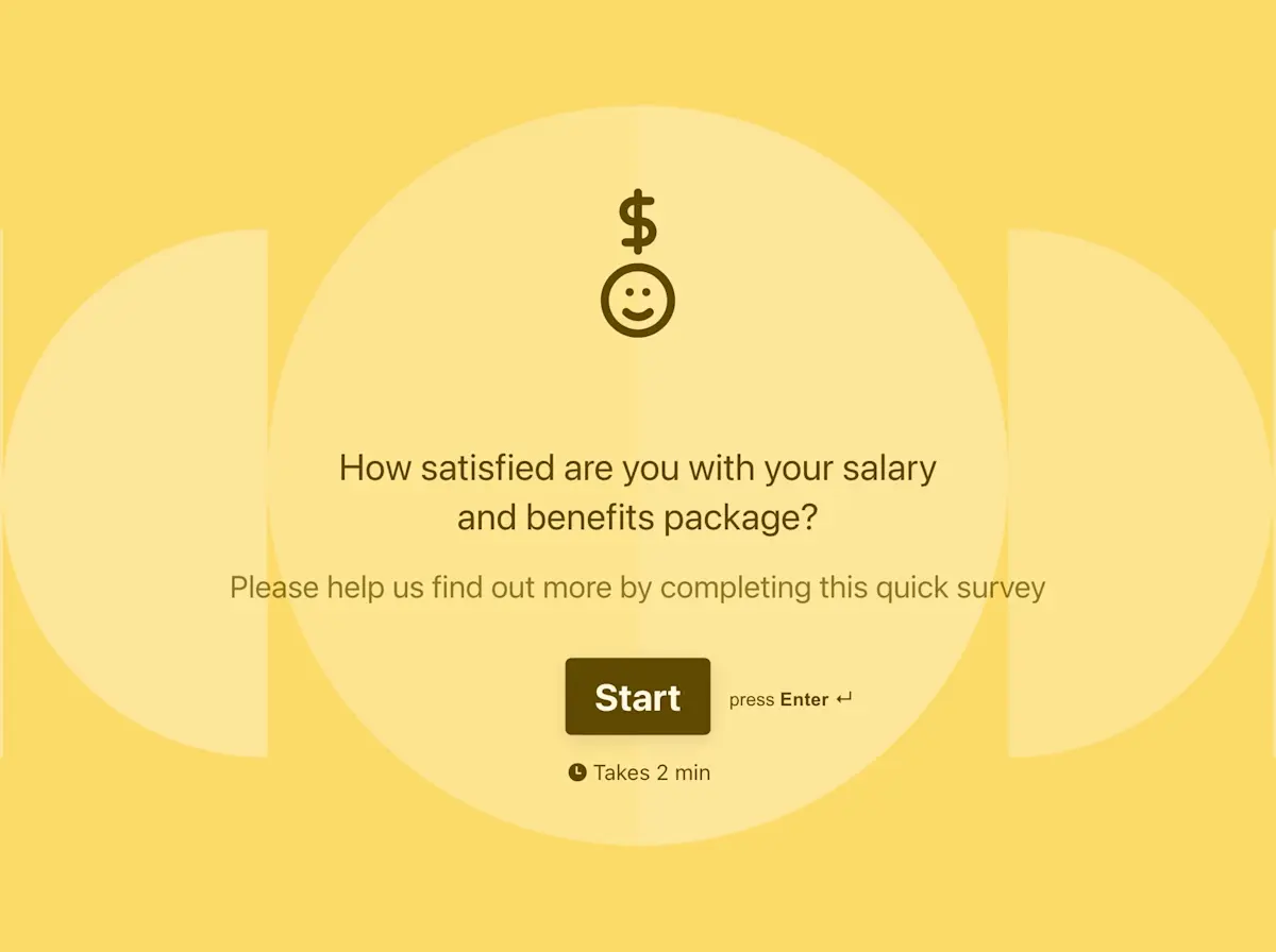 Salary And Compensation Survey Template