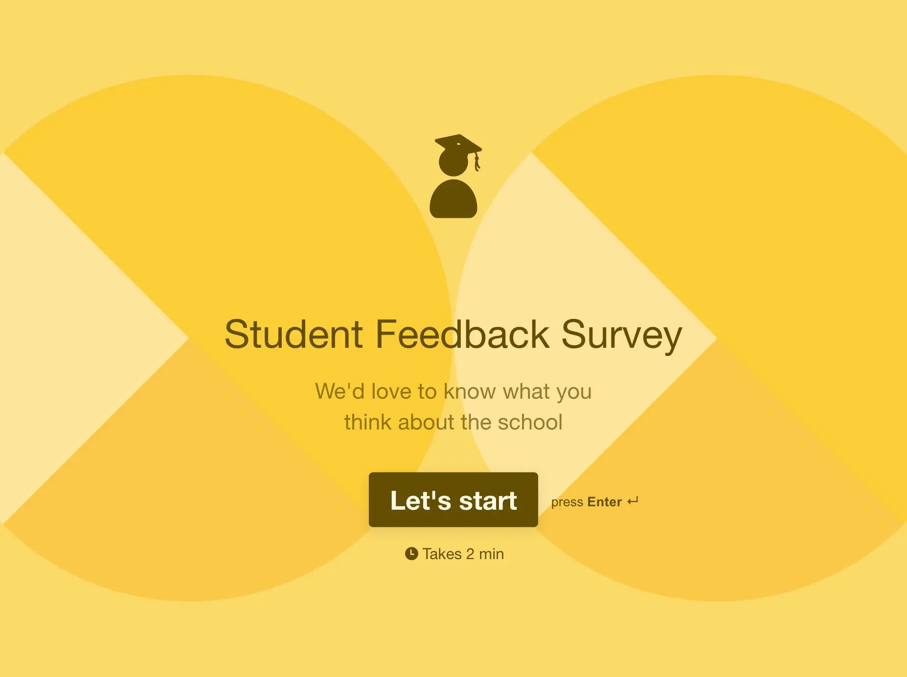Student Feedback Survey Template Hero